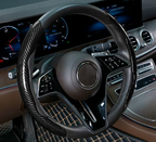 Carbon Fiber Silicone Anti-Slip Car Steering Wheel Cover Universal Fit