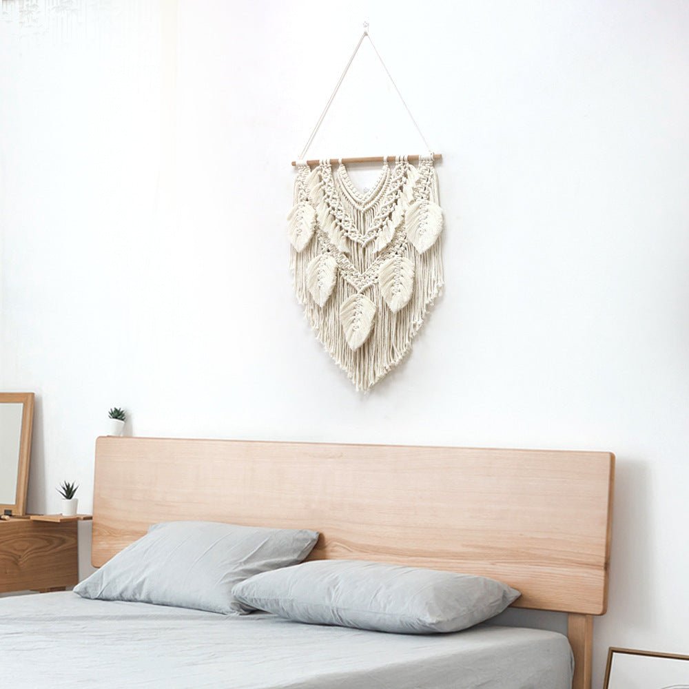 Feathered Serenity Macrame Wall Decor