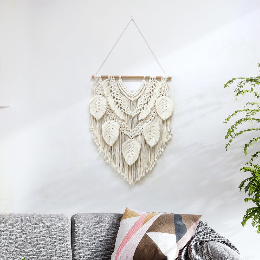 Feathered Serenity Macrame Wall Decor