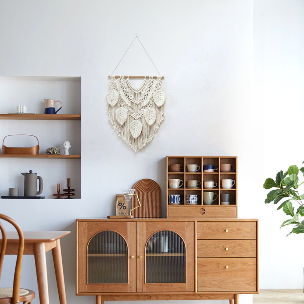Feathered Serenity Macrame Wall Decor
