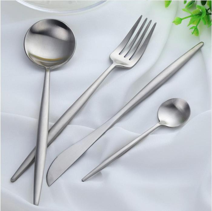 Arya Silver Stainless Steel Cutlery Set