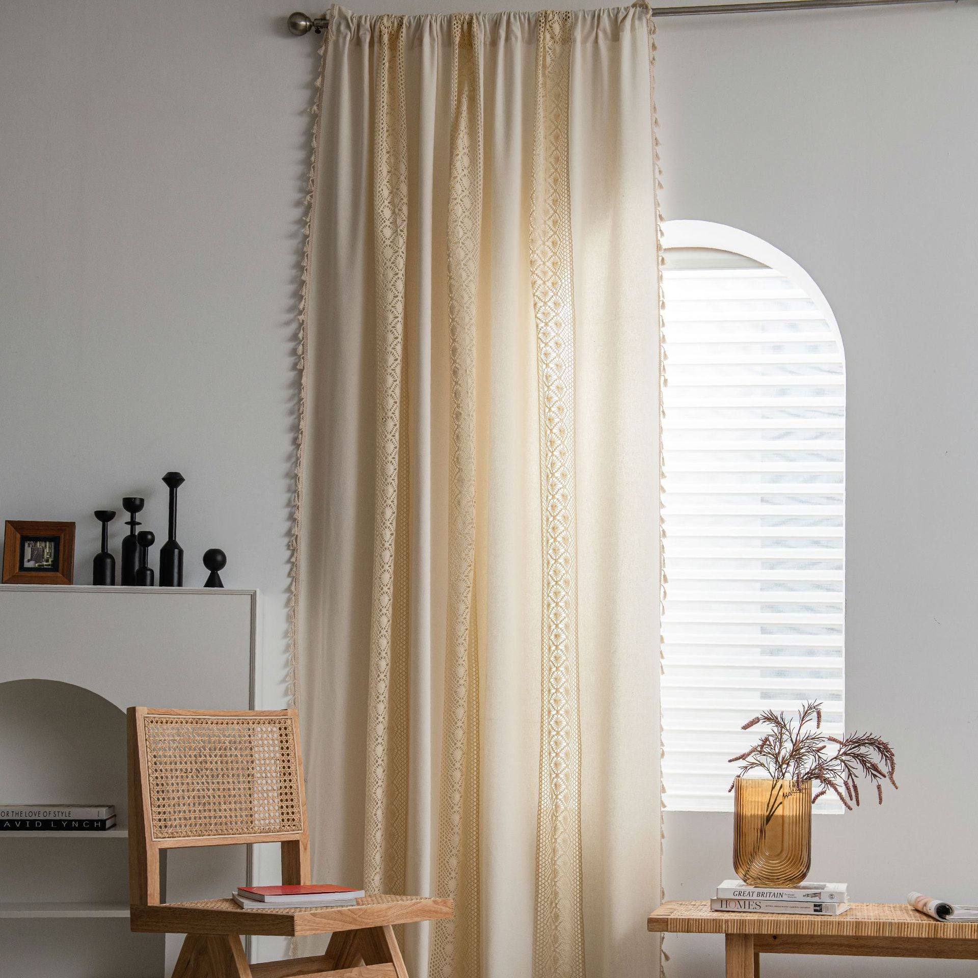 Fiore Di Latte Beige Curtain
