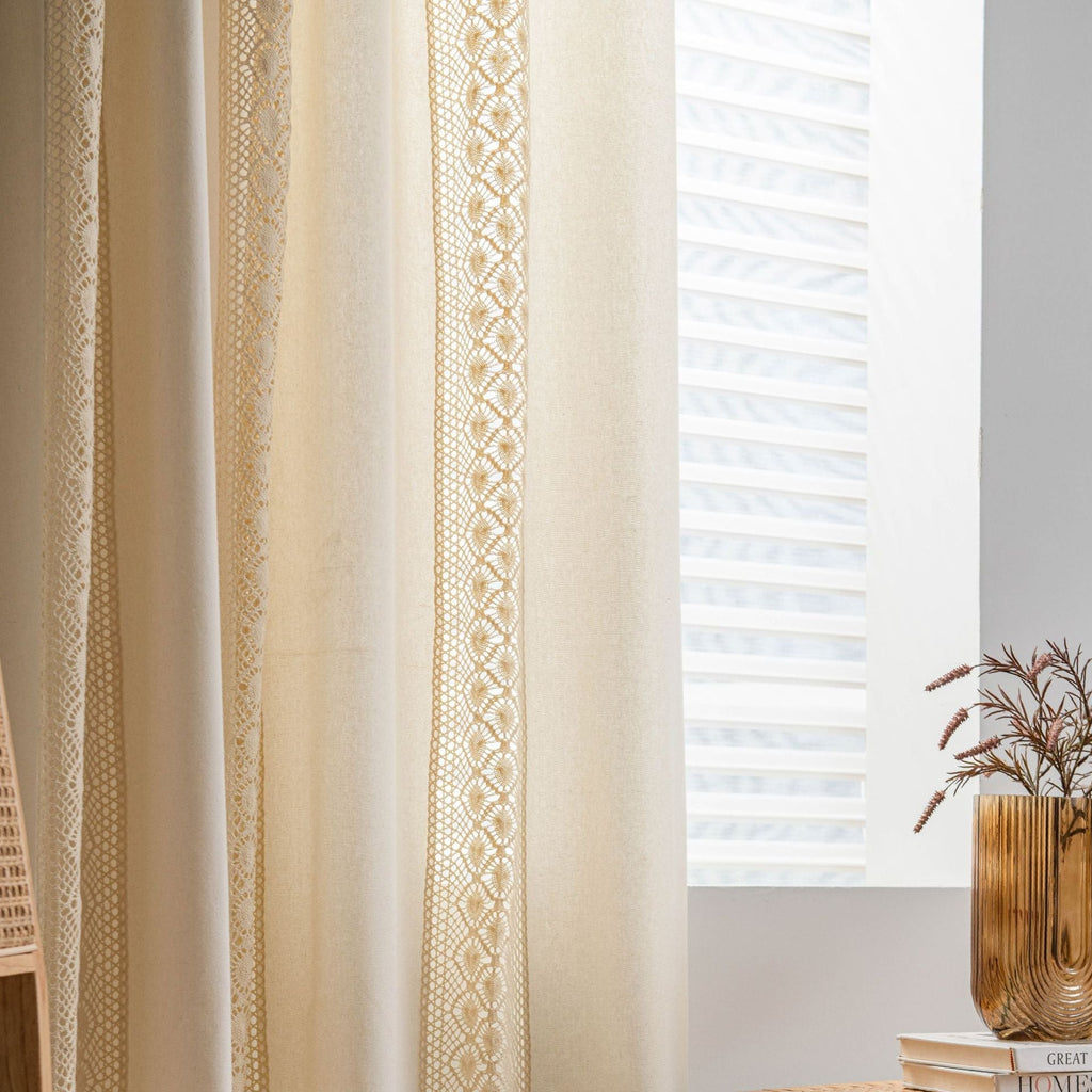Fiore Di Latte Beige Curtain