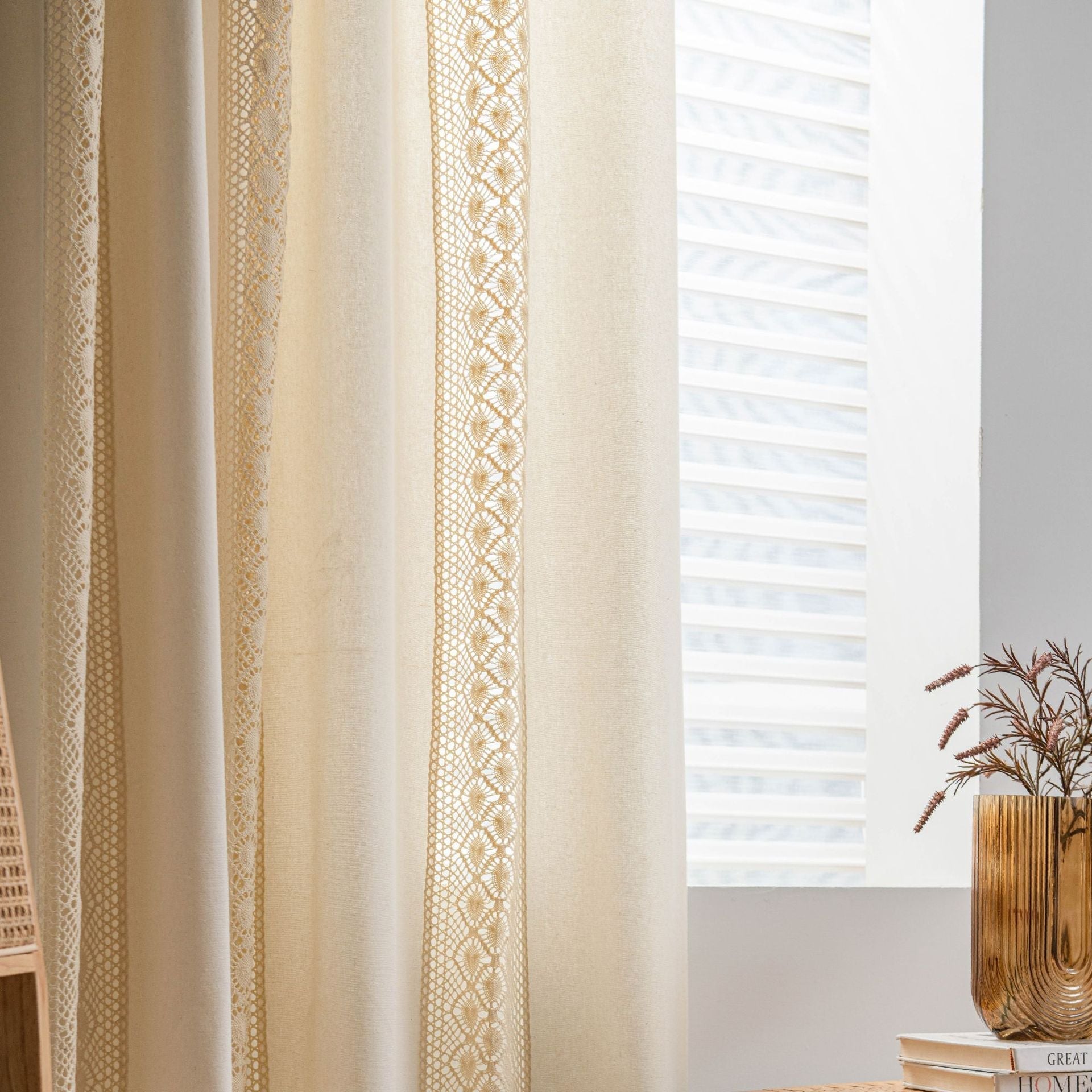 Fiore Di Latte Beige Curtain