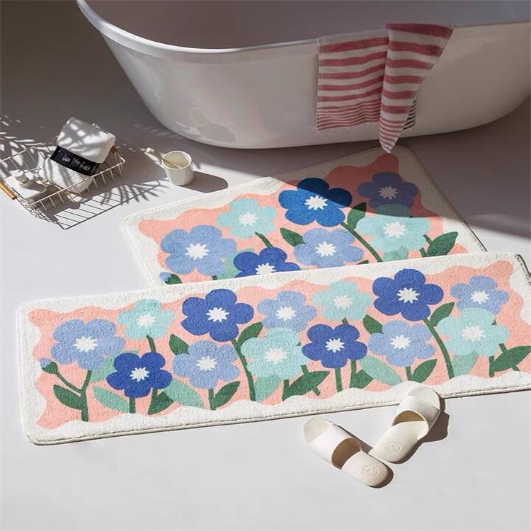 Floral Bath Mat
