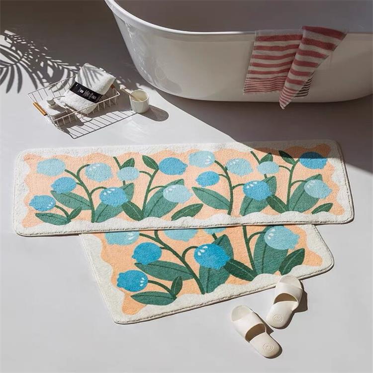 Floral Bath Mat