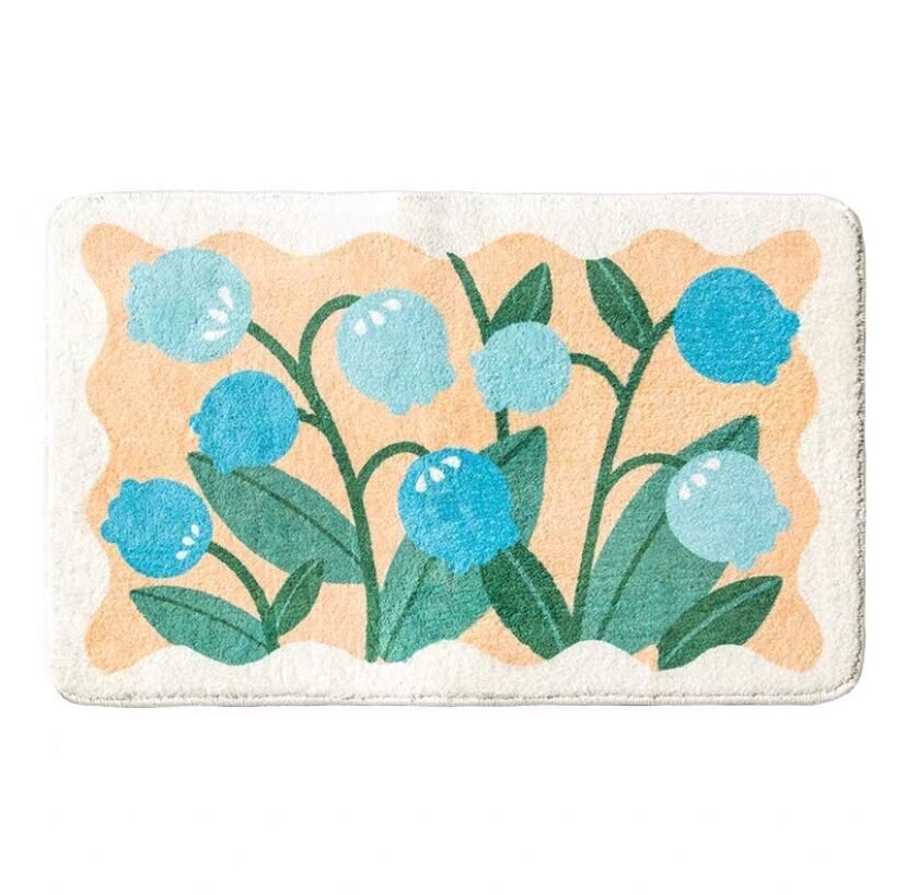 Floral Bath Mat
