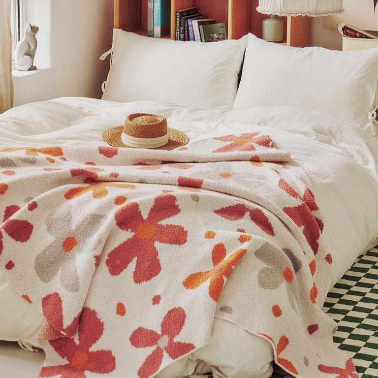 Floral Bloom Cozy Throw