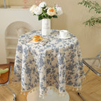 Floral Decadence Tassel Table Cloth