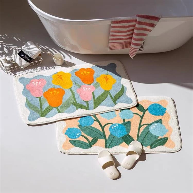 Floral Floor Mat Collection