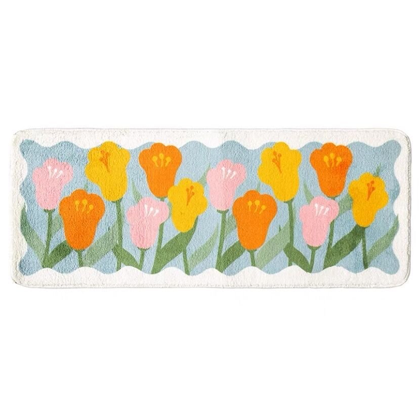 Floral Floor Mat Collection