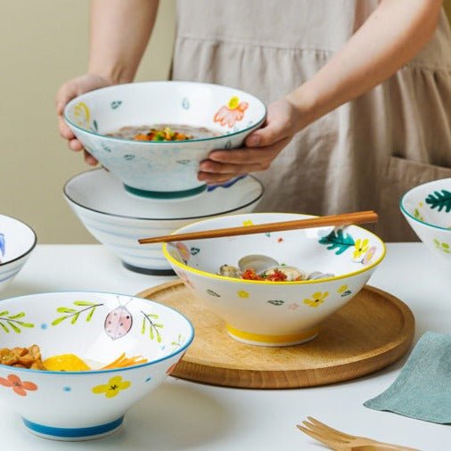 Floral Fusion Noodle Bowl