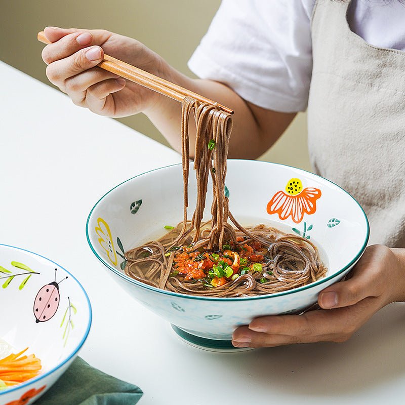Floral Fusion Noodle Bowl