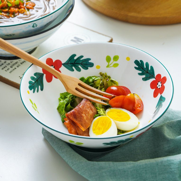 Floral Fusion Noodle Bowl