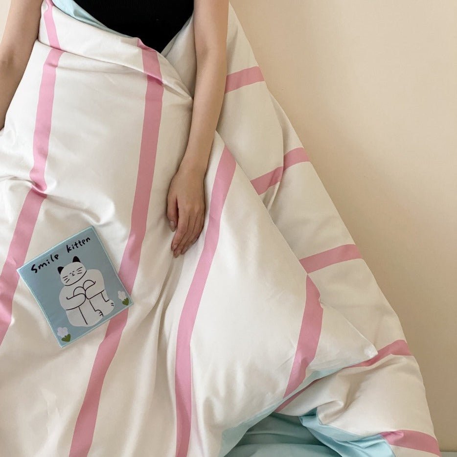 Flower And Butterfly Bedding Set