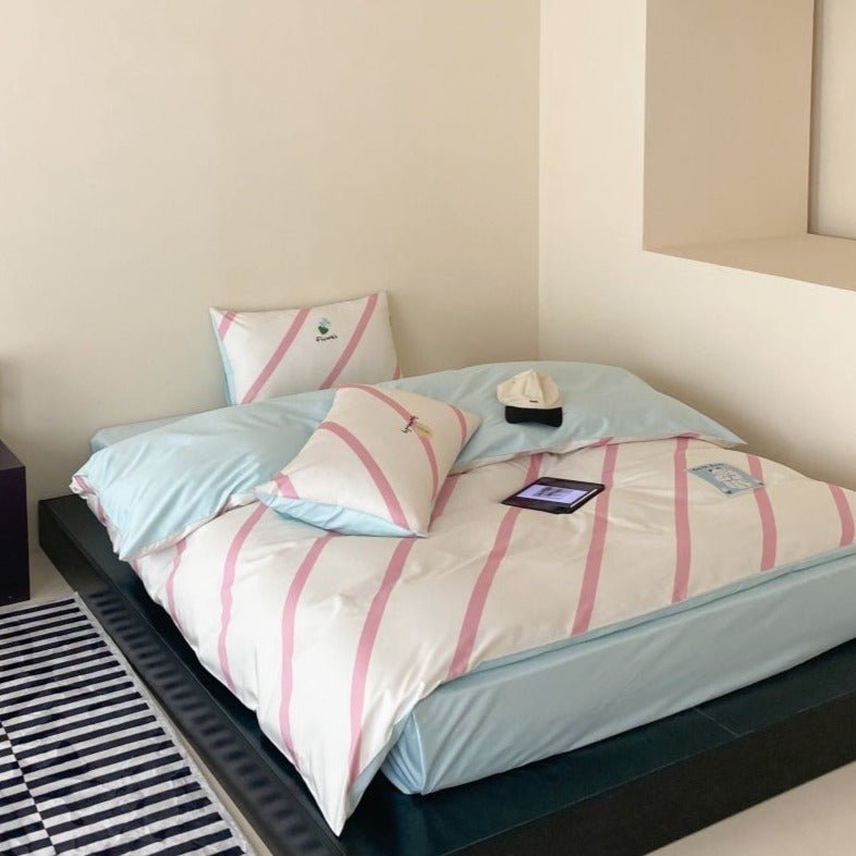 Flower And Butterfly Bedding Set