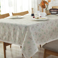 Flower Bouquet Muslin Table Cloth