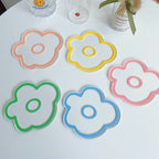 Flower Petal Transparent Acrylic Coaster