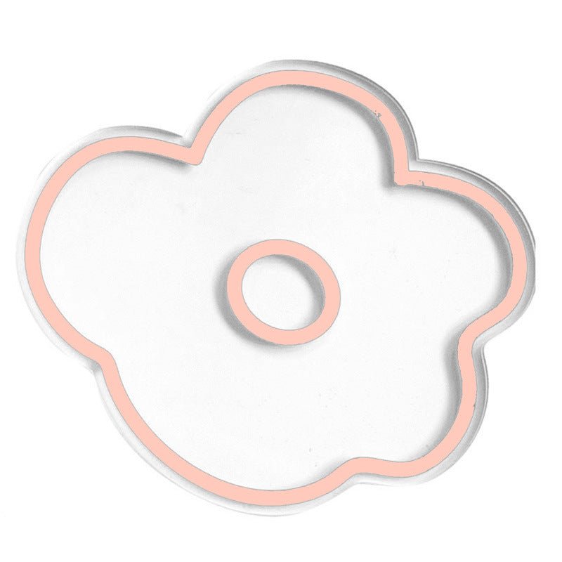 Flower Petal Transparent Acrylic Coaster