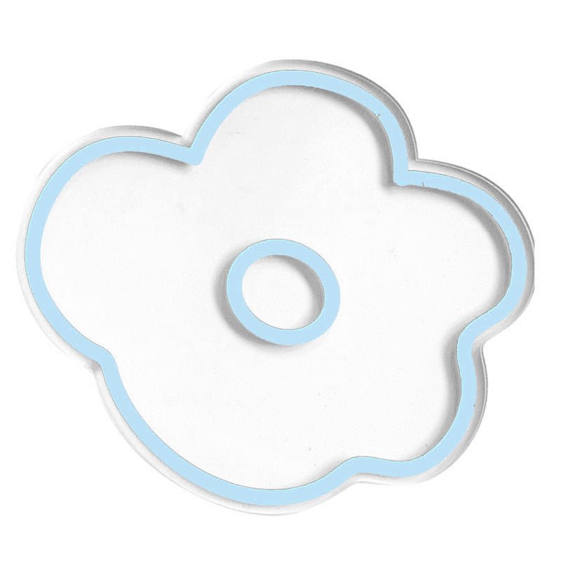 Flower Petal Transparent Acrylic Coaster