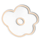 Flower Petal Transparent Acrylic Coaster