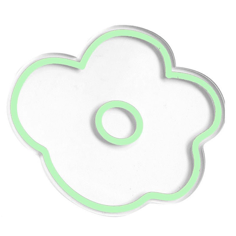 Flower Petal Transparent Acrylic Coaster