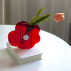 Flower Petal Transparent Acrylic Vase