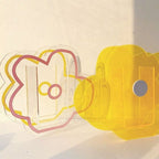 Flower Petal Transparent Acrylic Vase
