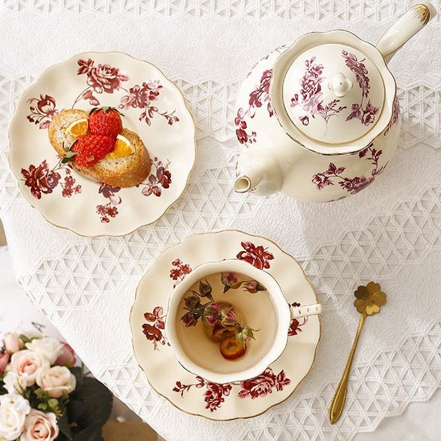 French Countryside Teacup & Pot