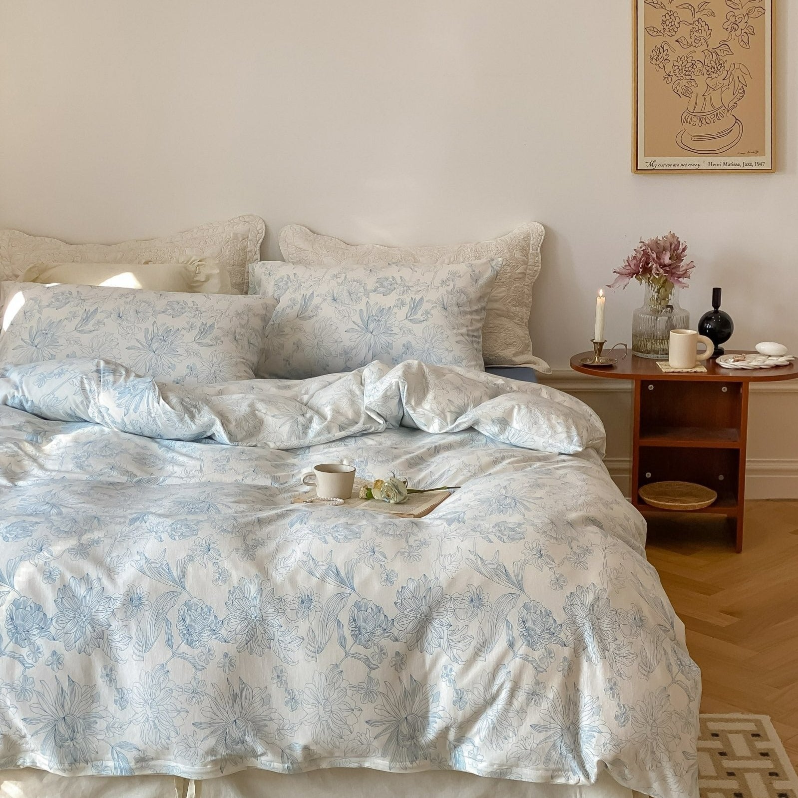 French Foliage Style Quilt Cover Set