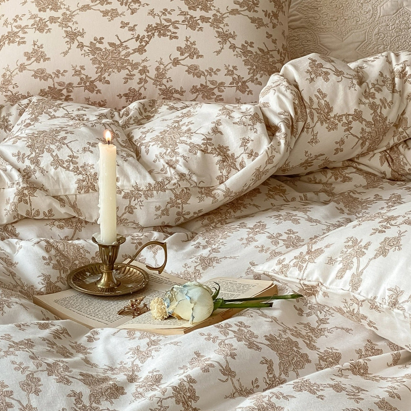 French Foliage Style Quilt Cover Set