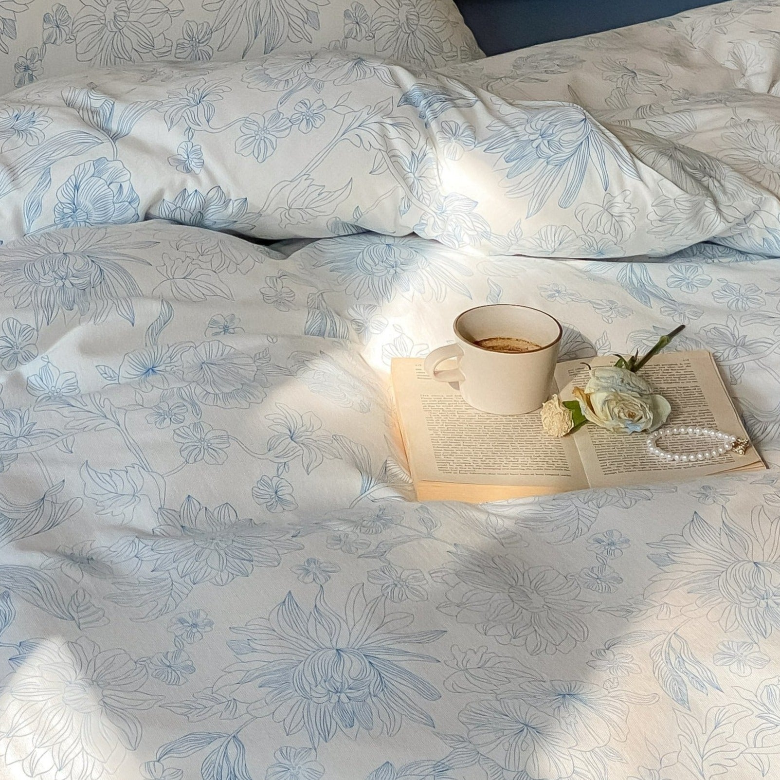 French Foliage Style Quilt Cover Set