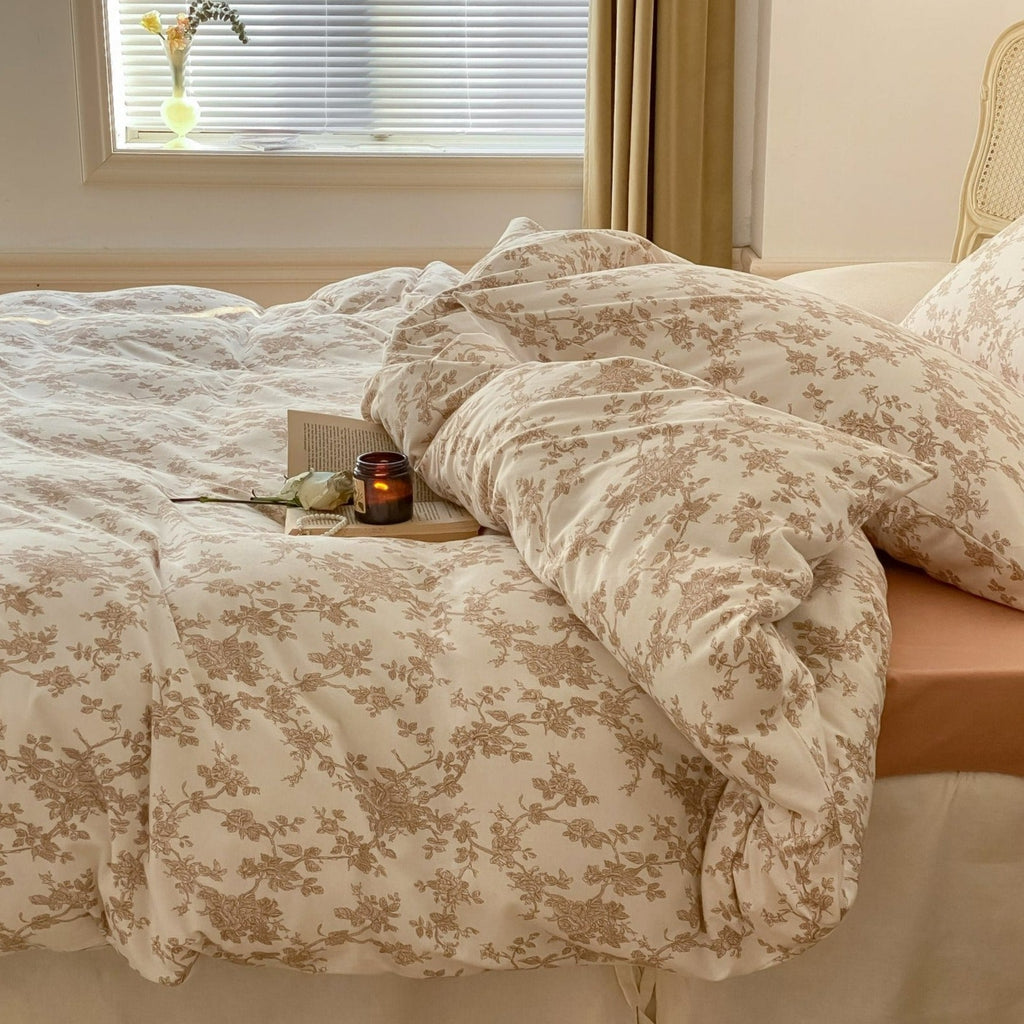 French Foliage Style Quilt Cover Set