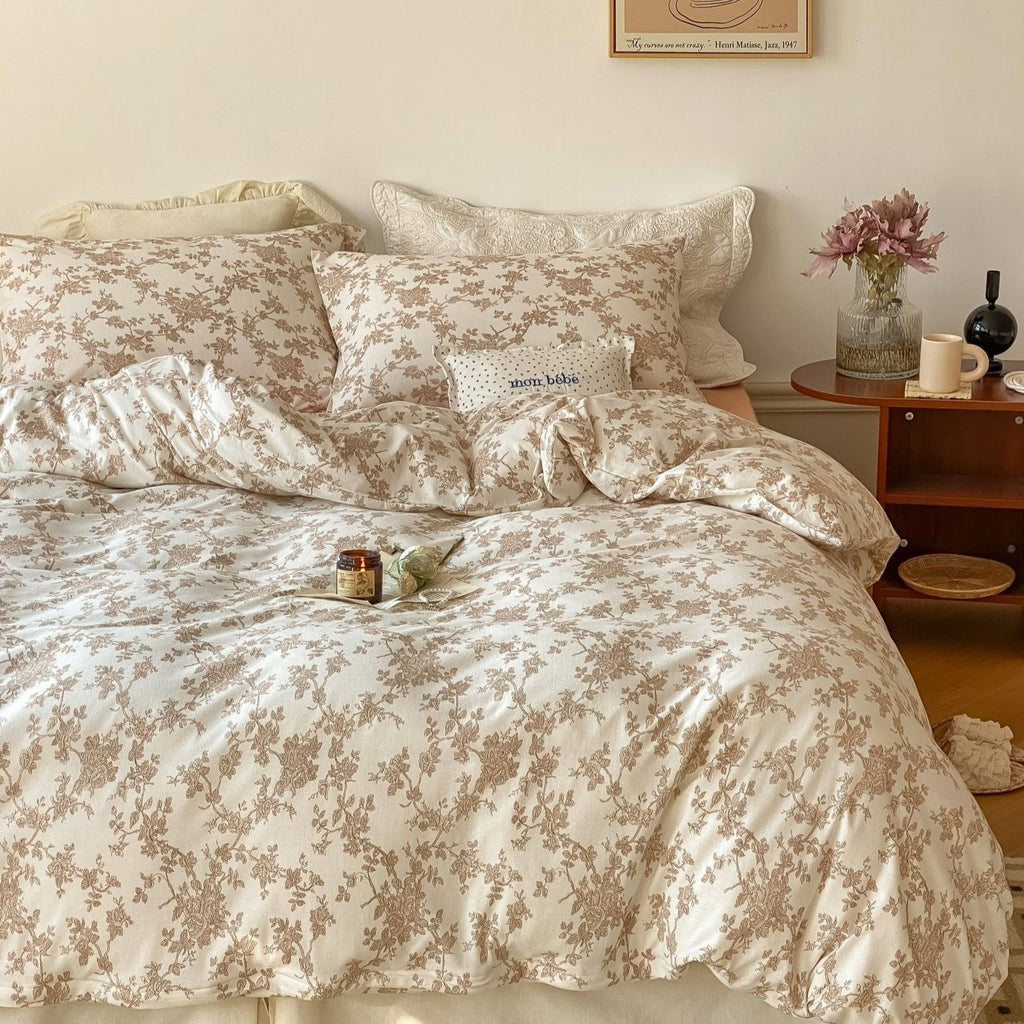 French Foliage Style Quilt Cover Set