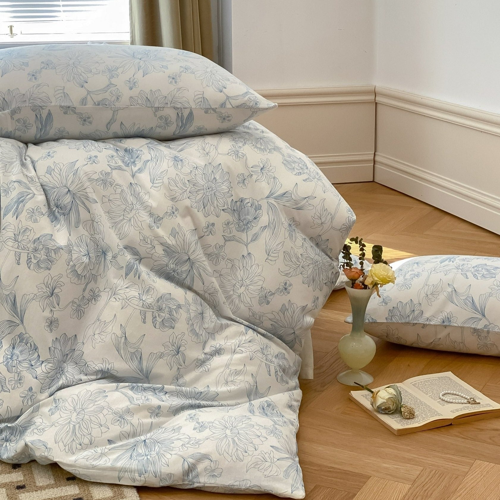 French Foliage Style Quilt Cover Set