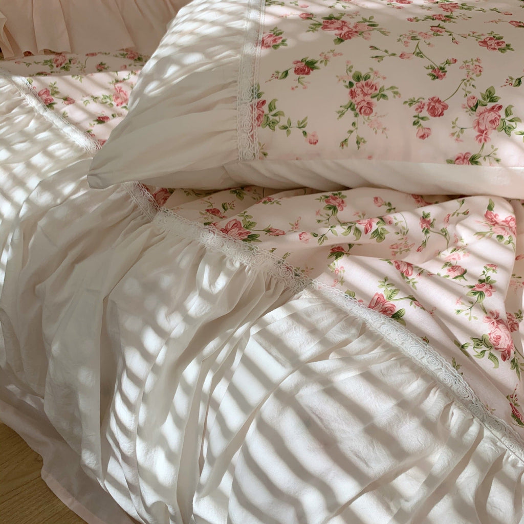French Poppy Quilt Cover Set