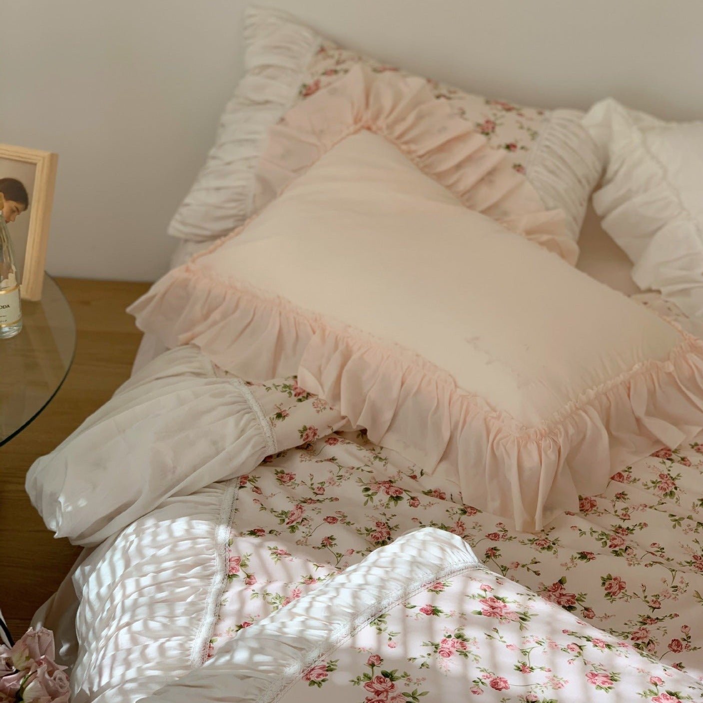 French Poppy Quilt Cover Set