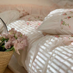 French Poppy Quilt Cover Set