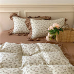 Frilly Floral Bedding Set
