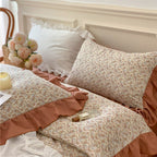 Frilly Floral Bedding Set