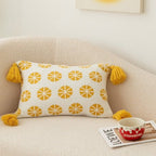 Sweet Fruit Tassel Boucle Cushion