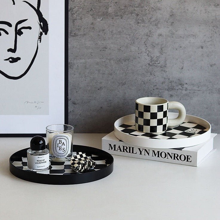 Funky Checker Tray
