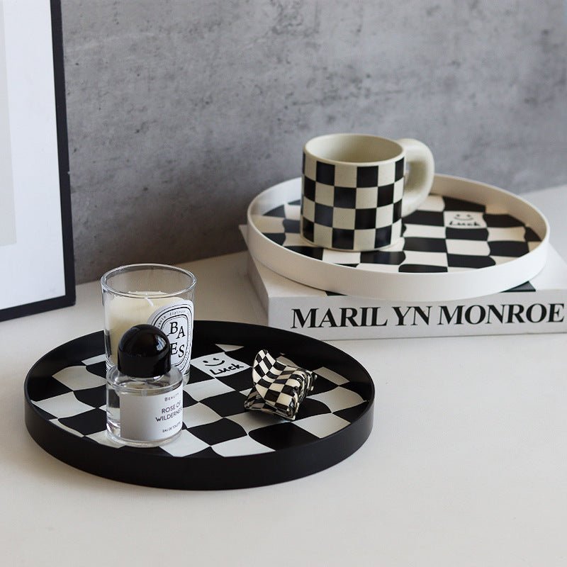 Funky Checker Tray