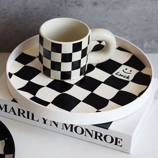 Funky Checker Tray