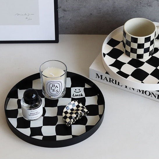 Funky Checker Tray
