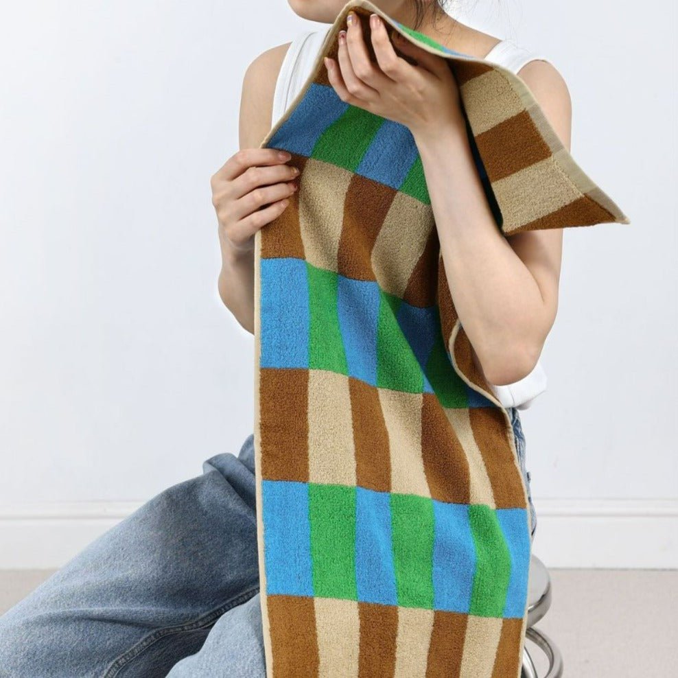 Funky Checkered Towel
