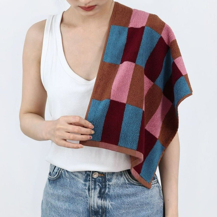 Funky Checkered Towel
