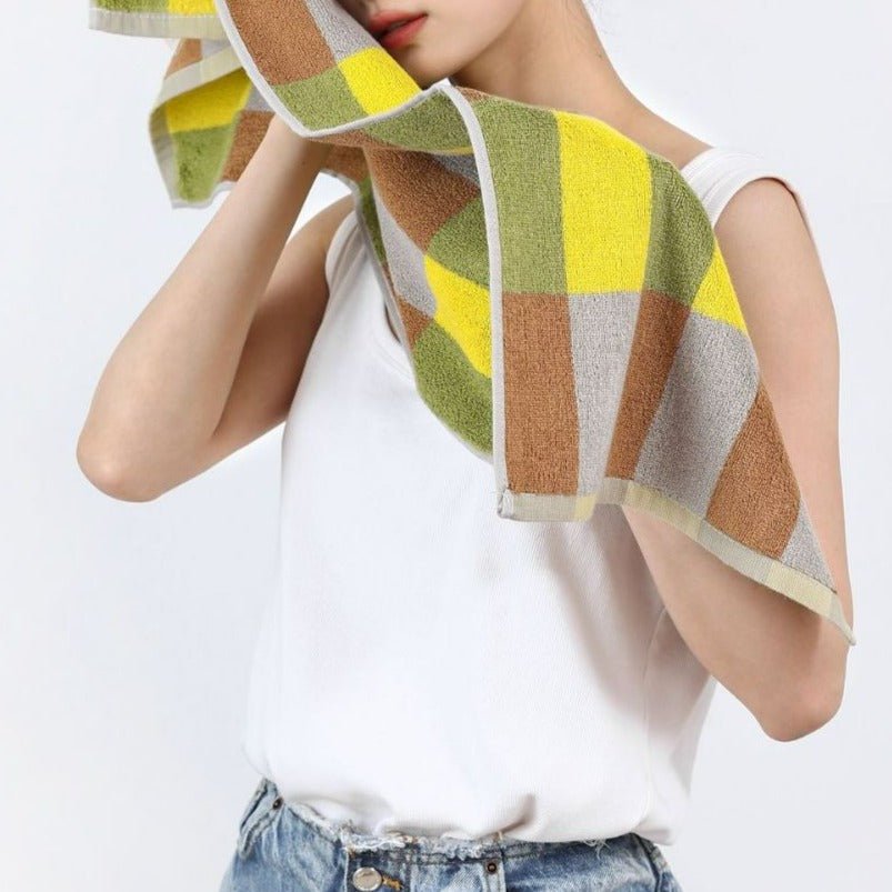Funky Checkered Towel