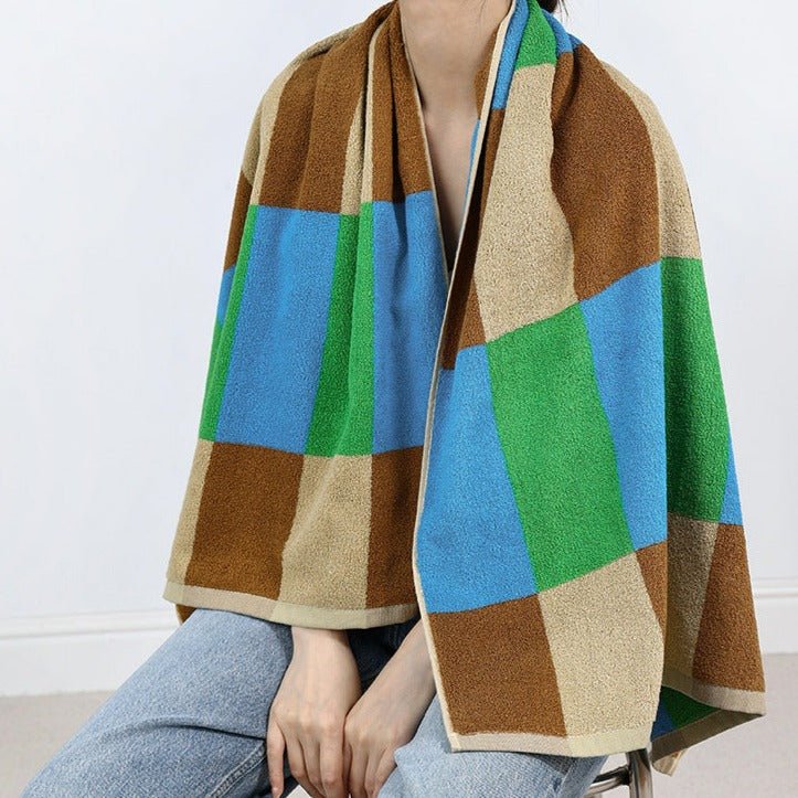 Funky Checkered Towel