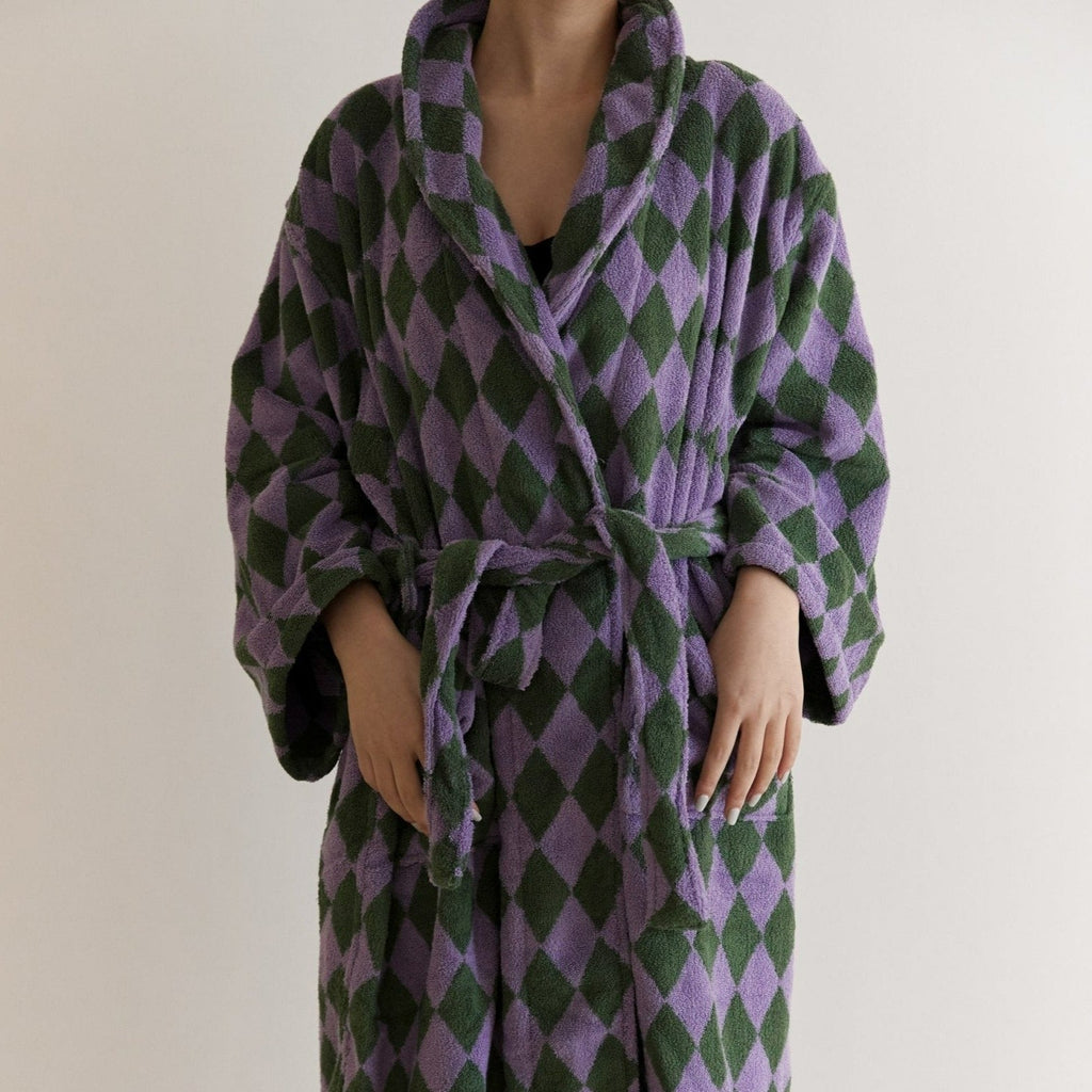 Queen of Diamonds Bathrobe Unisex Collection